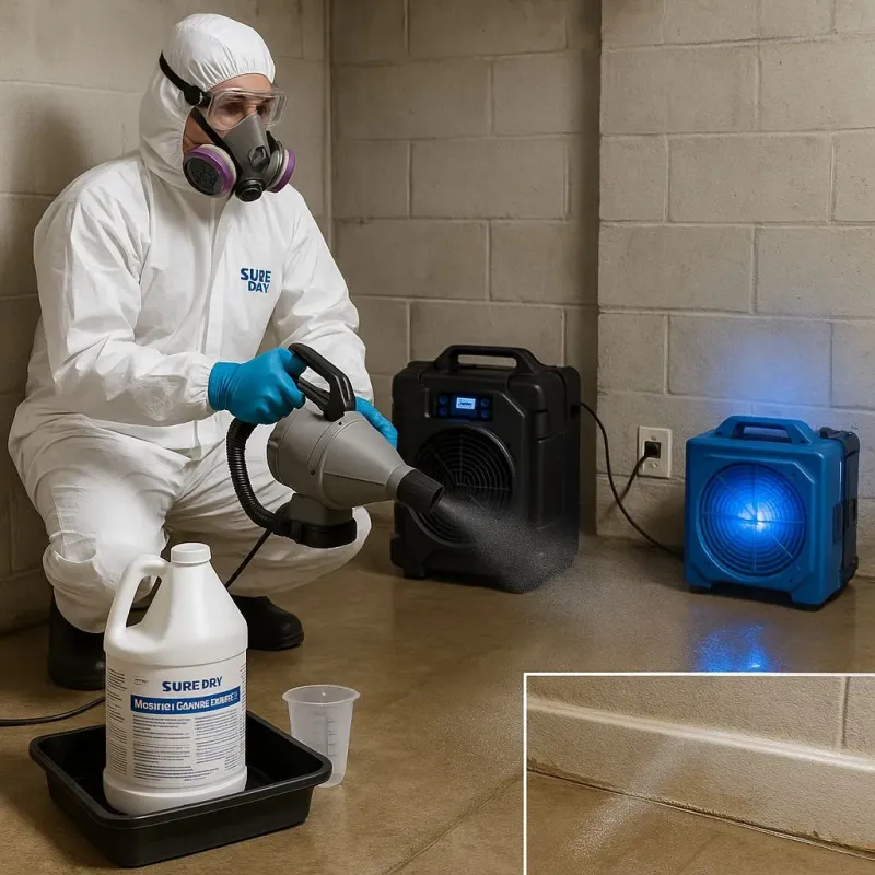 Sanitization and Odor Removal process in Lafayette Hill, PA